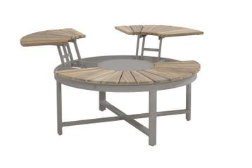 4 Seasons Outdoor Forio coffe table smoke grey 105 cm SALE |, Nieuw