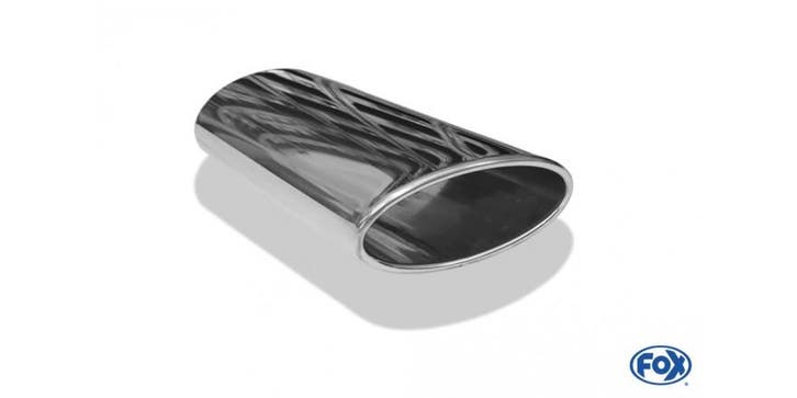 FOX Laseindpijp type 38 - links 160x90 mm / lengte: 200 mm -, Autos : Pièces & Accessoires, Systèmes d'échappement, Envoi
