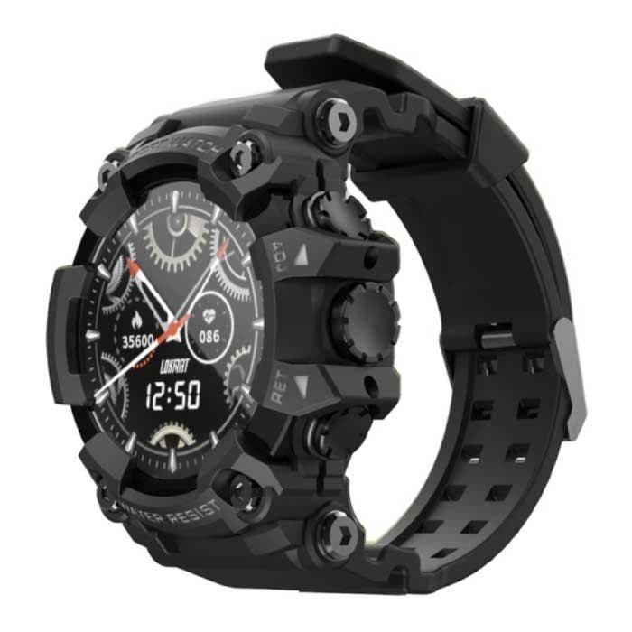 Attack Smartwatch - Slaapmonitor Hartslag Fitness Sport, Handtassen en Accessoires, Smartwatches, Nieuw, Verzenden
