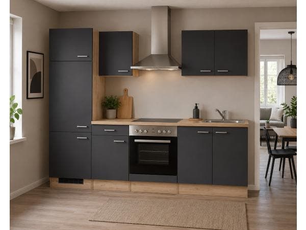 Veiling - Design Keuken - Maxime - Antraciet, Maison & Meubles, Cuisine | Cuisines complètes