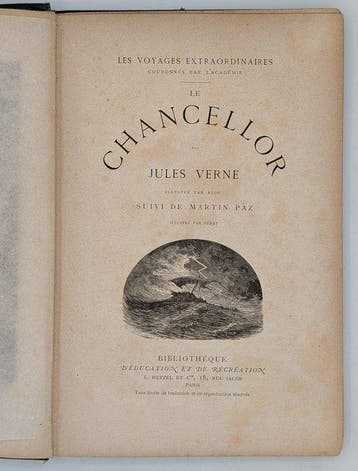 Jules Verne; Édouard Riou; Férat - Le Chancellor suivi de, Antiquités & Art