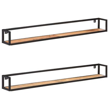 Wandschappen 160 cm massief acaciahout: Duurzaam interieu..., Verzenden