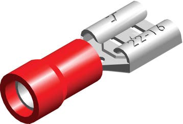 Connecteur À Lame Isolé Boîtier Rouge 0.5-1.5mm² 2.8x0.5 -, Verzenden
