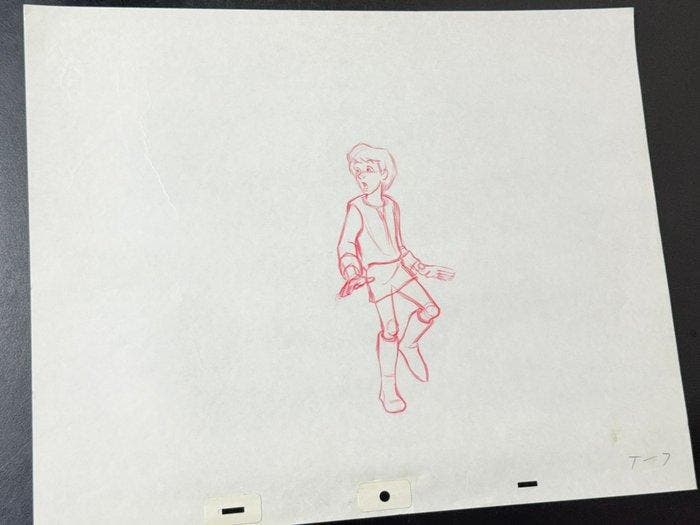 Walt Disney - Oorspronkelijke animatie tekening van Taran, Verzamelen, Disney
