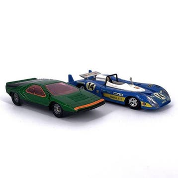 Solido 1:43 - Modelauto (2) - Set of 2 Vintage Models: Alfa