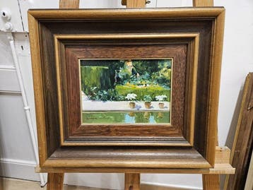 José Antonio Hernández Martín (1940-2001) - Jardin, Antiek en Kunst