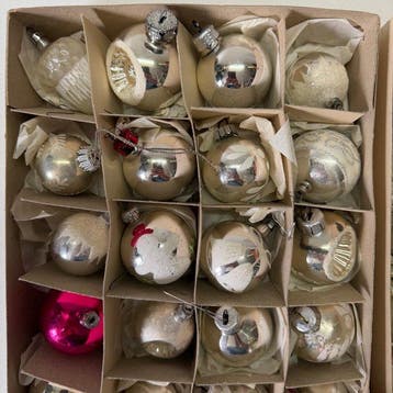 Kerstdecoratie (51) - Glas, Metaal, Divers