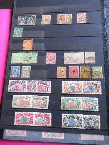 Réunion - , geavanceerde postzegelverzameling, Gestempeld
