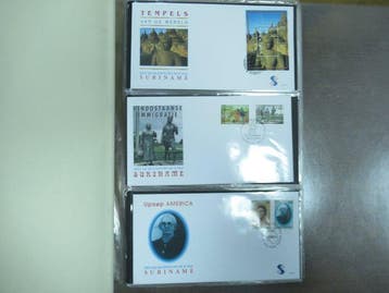 Suriname 1998/2007 - Collectie FDC Suriname 1998 /2007, Postzegels en Munten, Gestempeld