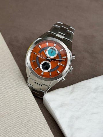 Invicta - Speedway Copper Chronograph Date - Sans prix de, Handtassen en Accessoires, Nieuw
