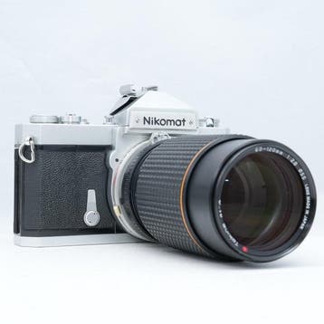 Nikon Nikomat FT + Tokina AT-X 60-120mm F2.8 Analoge camera