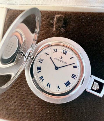 Jaeger-LeCoultre - 18K White Gold Pocket Watch Box &, Bijoux, Sacs & Beauté