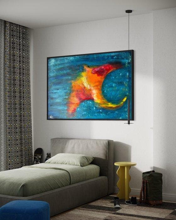 Sonia Anton - Seamphony - XL, Antiquités & Art, Art | Peinture | Moderne
