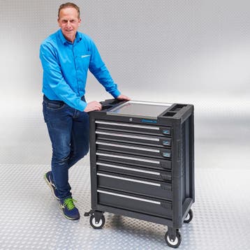 Datona Gereedschapswagen tech-line 80 cm + 273-delige, Ophalen of Verzenden