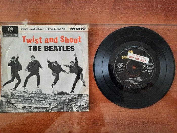 Beatles - 3 x Beatles EP all first press - 45 RPM 7 Single, Cd's en Dvd's, Vinyl Singles