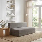 vidaXL Vouwbare Sofa Bed Lichtgrijs 152 x 86,5 x 60 cm Stof, Verzenden