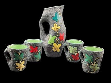 Ceramica Titano San Marino - Kruik (5) - Effetto Lava -