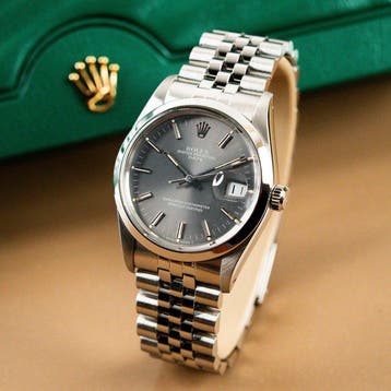 Rolex - Oyster Perpetual Date 34 Silver - 15000 - Heren -, Nieuw