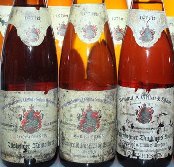1971 + 1973 Auslese (x1) + Spätlese (x8) + Kabinett (x1) +