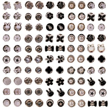 Fako Bijoux - 100x Pin Broche Mini - Steek Pin Knopen Set -, Verzenden