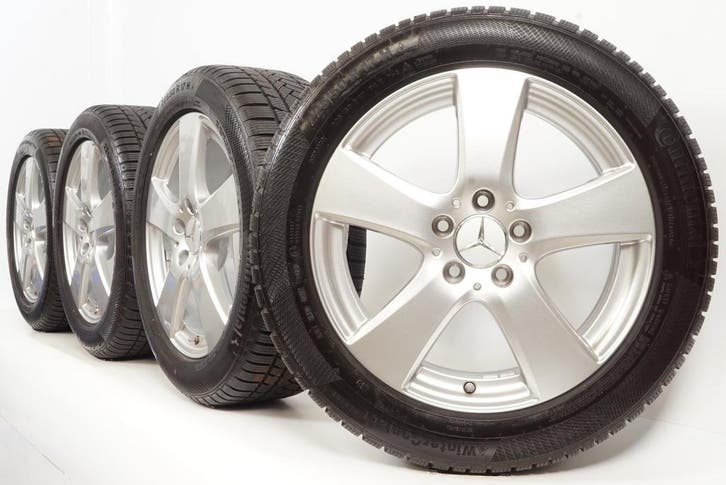 Mercedes C Klasse W205 17 inch velgen + Winterbanden Contine, Auto-onderdelen, Banden en Velgen, Ophalen of Verzenden