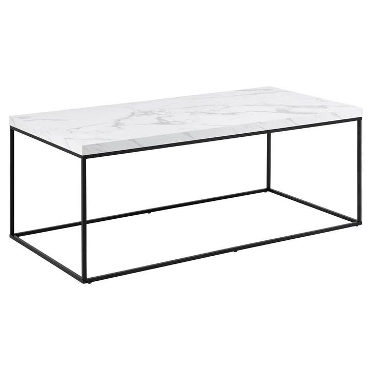 De Rebellenclub Jolyn Salontafel - 110 X 55 Cm - Wit, Maison & Meubles, Tables | Tables de salon, Envoi