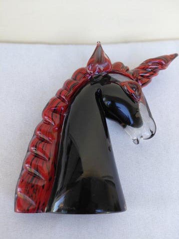 V.Nason&C. - Beeldje - Unicorno - Muranoglas, Antiek en Kunst