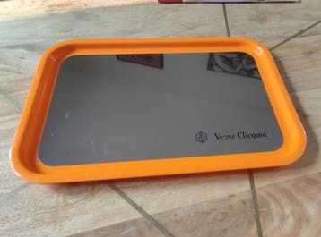 Plateau - Plastique, Miroir - Champagne Veuve Clicquot, Antiquités & Art