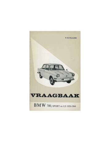 1959 - 1964 BMW 700 SPORT LS VRAAGBAAK NEDERLANDS