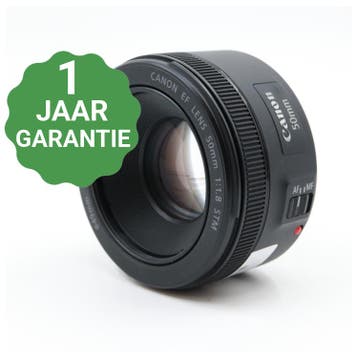 10% korting | Canon EF 50mm f/1.8 STM | Tweedehands, Verzenden