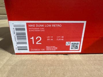 Nike - Dunk Low - Sneakers - Taille : EU 46 - Neuf avec