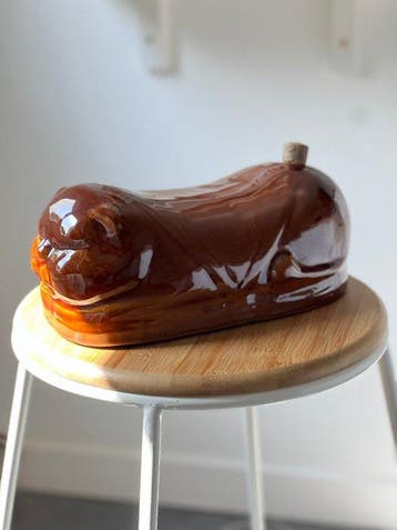 Repose-nuque chinois en forme de chat Art Poulaire Chinois -