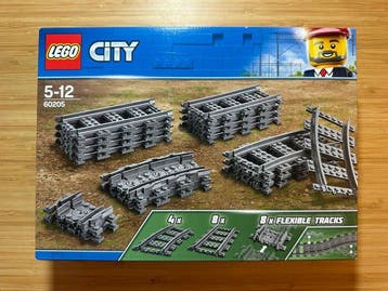 Lego - City - 60205; 60238 - City spoorwegbaan sets 60205 en