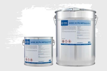 Wixx 2K PU Metaalverf Wit 10L, Verzenden