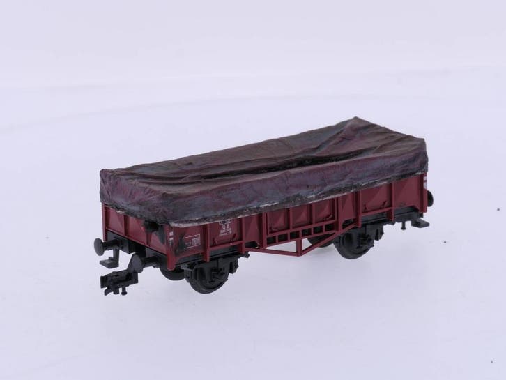 Schaal H0 Fleischmann 5012 6 hogebakwagons van de DB #4935, Hobby en Vrije tijd, Modeltreinen | H0, Wagon, Gebruikt, Fleischmann