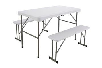 Picknickset Campingtafel vouwtafel met banken diverse model, Ophalen of Verzenden, Nieuw, Rechthoekig, Kunststof