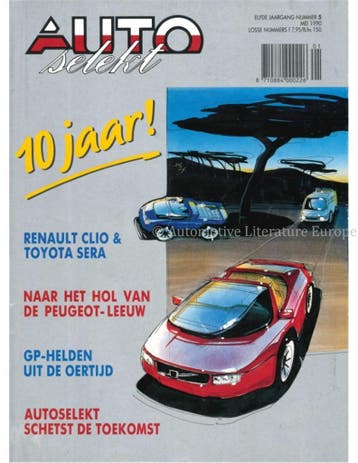 1990 AUTO SELEKT MAGAZINE 01 NEDERLANDS, Nieuw