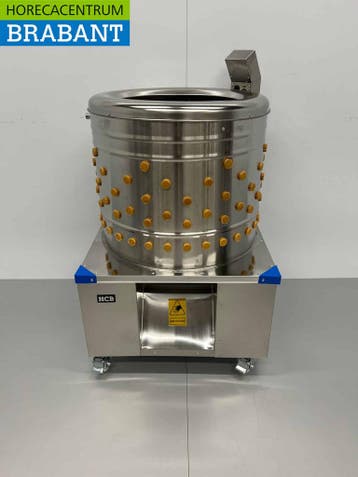 HCB stainless steel Mobile poultry picking machine 300, Verzenden