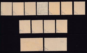 Saarland 1947 - Freimarken: Métiers et points de vue de la, Gestempeld