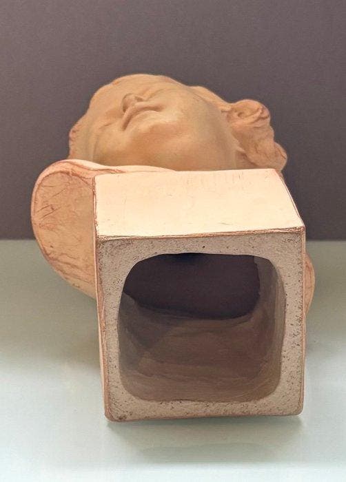 Henri Bargas - Buste, Tête d’Enfant - 28 cm - Terracotta, Antiquités & Art, Art | Objets design
