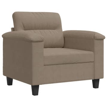 Fauteuil 60cm taupe: Tweede kansje, OP = OP!, Huis en Inrichting, Fauteuils, Verzenden, 75 tot 100 cm, Zo goed als nieuw, 75 tot 100 cm
