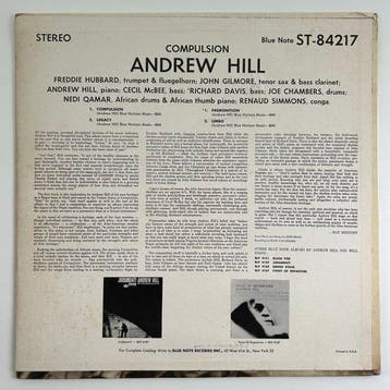 Andrew Hill - Compulsion!!!! (1st stereo pressing!) - Enkele, Nieuw in verpakking
