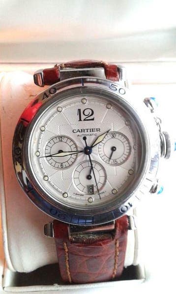 Cartier - Pasha - 2113 - Heren - 2000-2010