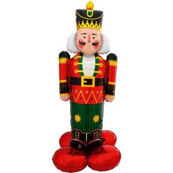 Helium Ballon Notenkraker Standaard Leeg 127cm, Verzenden, Nieuw