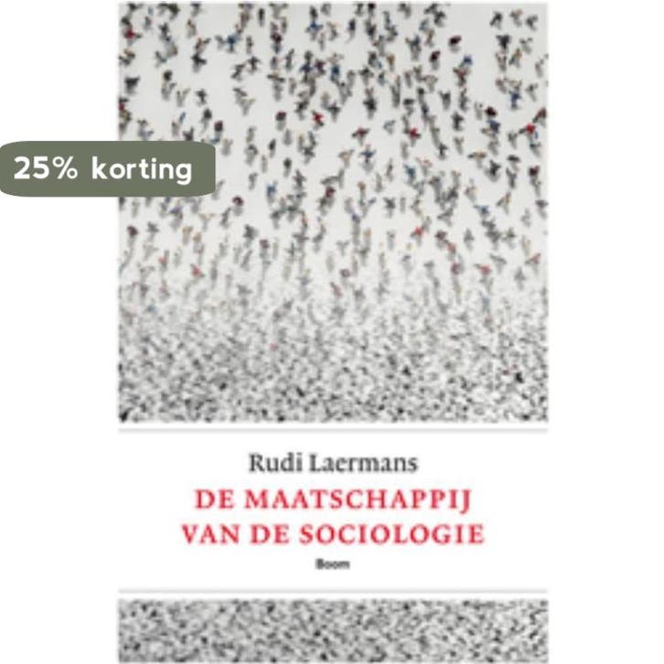 De maatschappij van de sociologie 9789461051936, Boeken, Filosofie, Gelezen, Verzenden