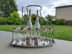 Service à liqueur - Verre, Plaqué(e) argent