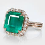 Sans prix de réserve - Bague - 14 carats Or rose, IGI 6,88