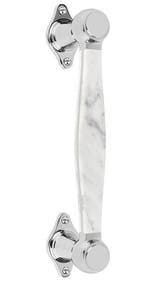 Deurgreep BOSCO LZ185 gepolijst rvs/marmer, Nieuw