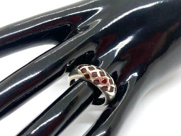 Zilver 925 - Ring - Koninklijke Kers Vintage Ring