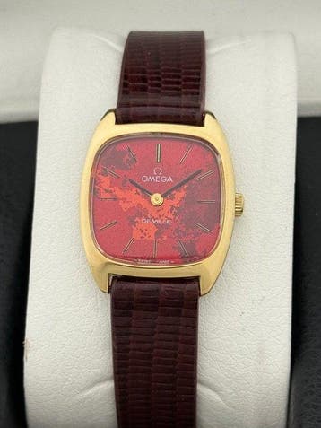 Omega - Zonder minimumprijs - 18K GP “Bloodstone” Ladies, Bijoux, Sacs & Beauté